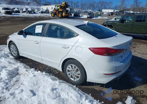 2017 Hyundai Elantra Se z USA, uszkodzony, nr VIN 5NPD74LF1HH137144